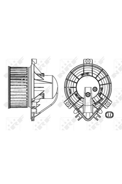 Ventilatore abitacolo NRF 34159