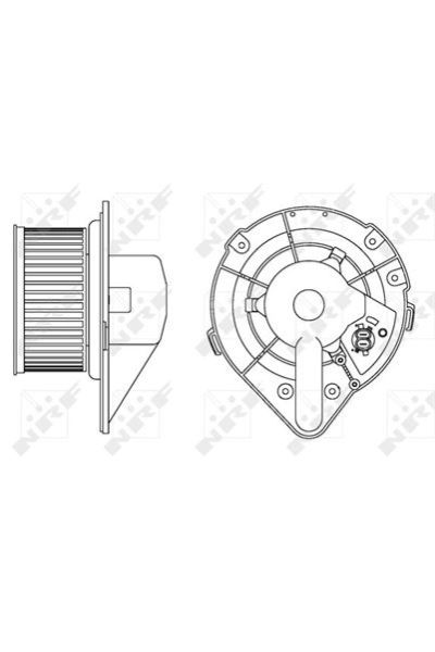 Ventilatore abitacolo NRF 34164