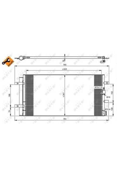 Condensatore, Climatizzatore NRF 350046