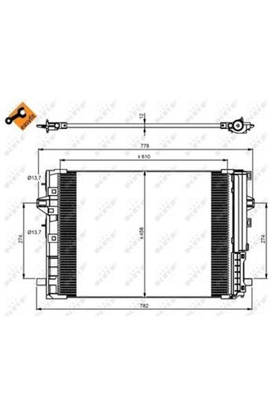 Condensatore, Climatizzatore NRF 350081