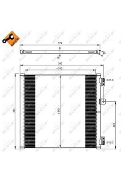 Condensatore, Climatizzatore NRF 350204