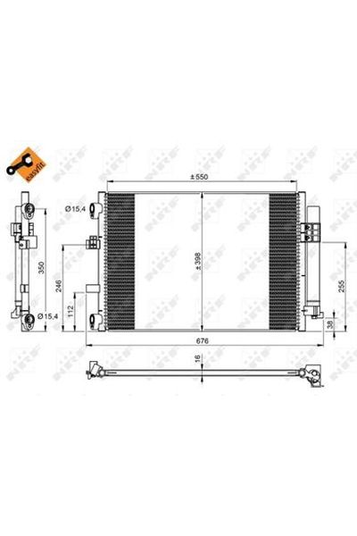 Condensatore, Climatizzatore NRF 350210