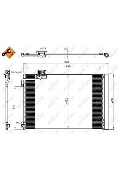 Condensatore, Climatizzatore NRF 350214