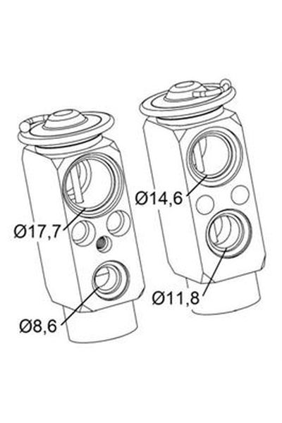 Valvola ad espansione, Climatizzatore NRF 38399