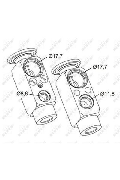 Valvola ad espansione, Climatizzatore NRF 38477