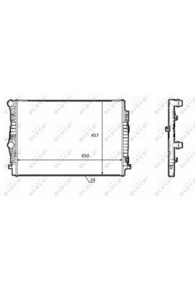 Radiatore, Raffreddamento motore NRF 58392