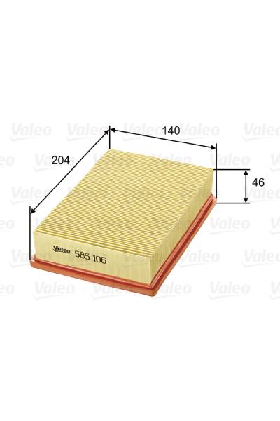 Filtro aria valeo 21-585106