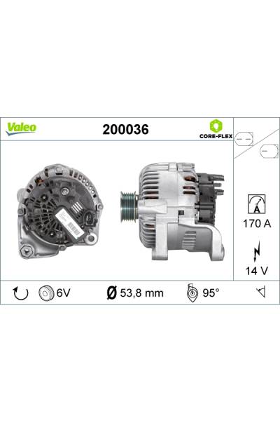 Alternatore valeo 21-200036