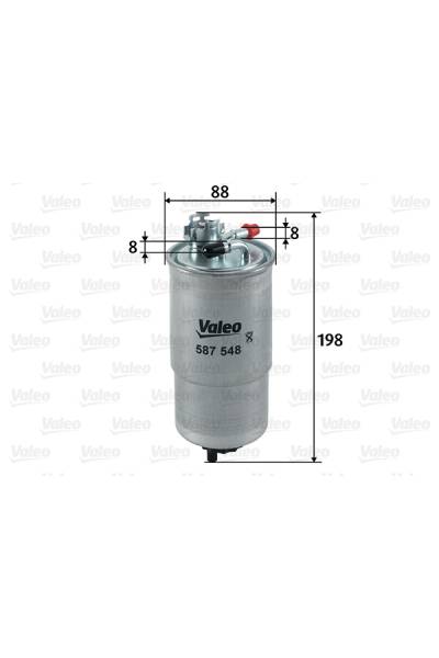 Filtro carburante valeo 21-587548