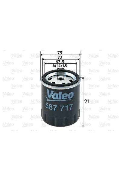 Filtro carburante valeo 21-587717