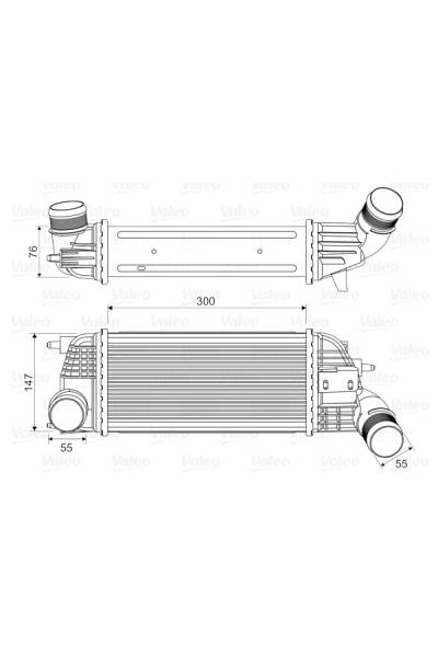 Intercooler valeo 21-818620