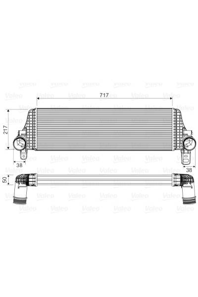 Intercooler valeo 21-818659