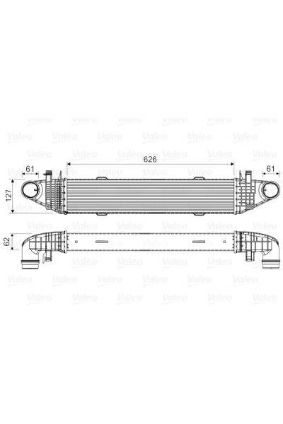 Intercooler valeo 21-818679