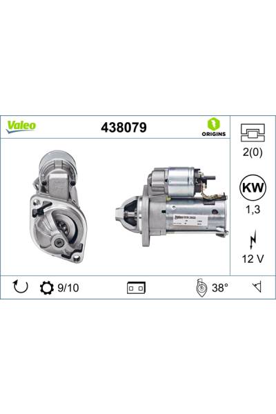 Motorino d'avviamento valeo 21-438079