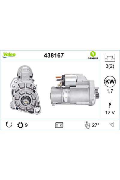 Motorino d'avviamento valeo 21-438167