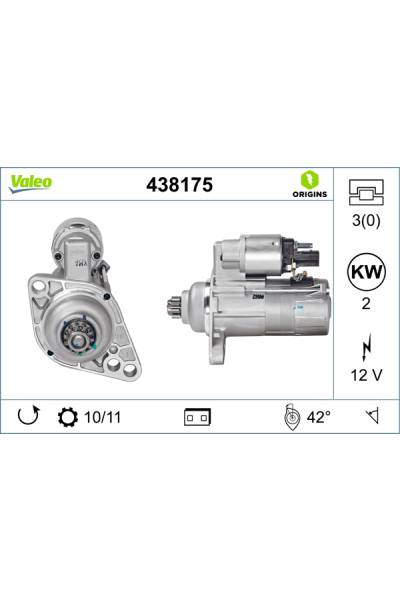 Motorino d'avviamento valeo 21-438175