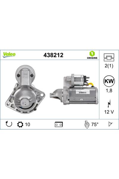 Motorino d'avviamento valeo 21-438212