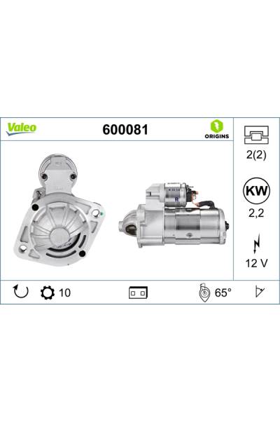 Motorino d'avviamento valeo 21-600081