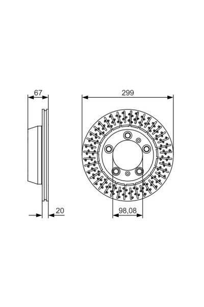 Disco freno bosch 30-0 986 479 A09