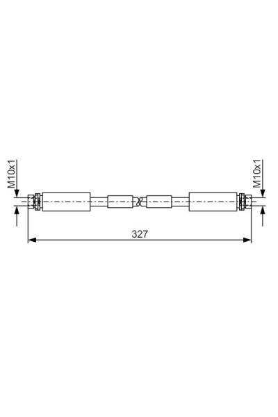 Tubo elastico del freno bosch 30-1 987 476 856