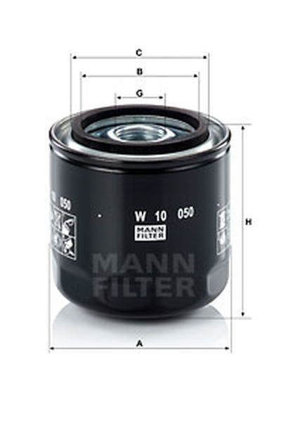 Filtro olio mann-filter 4-W 10 050