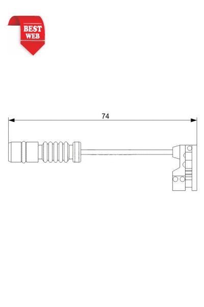 Contatto segnalazione usura pastiglie bremsi WI0598