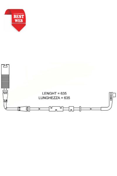 Contatto segnalazione usura pastiglie bremsi WI0612