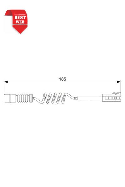 Contatto segnalazione usura pastiglie bremsi WI0620