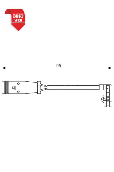 Contatto segnalazione usura pastiglie bremsi WI0625