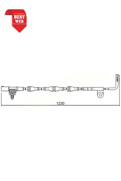 Contatto segnalazione usura pastiglie bremsi WI0643