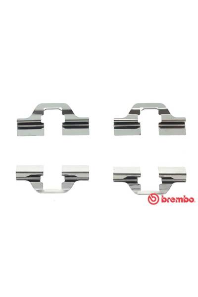 Set di accessori, pastiglia del freno a disco brembo 65-A 02 205