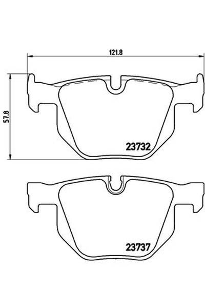 Kit pastiglie freno, Freno a disco BREMBO 65-P 06 033