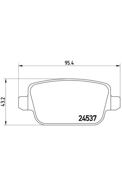 Kit pastiglie freno, Freno a disco BREMBO 65-P 24 075