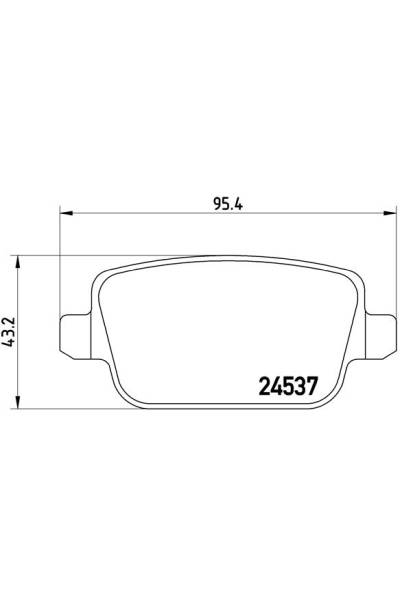 Kit pastiglie freno, Freno a disco BREMBO 65-P 44 017