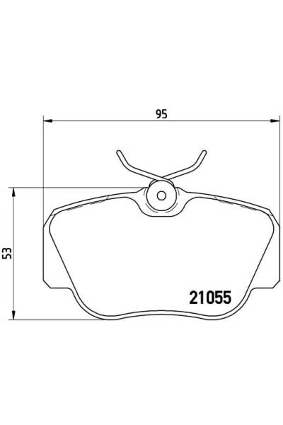 Kit pastiglie freno, Freno a disco BREMBO 65-P 50 011