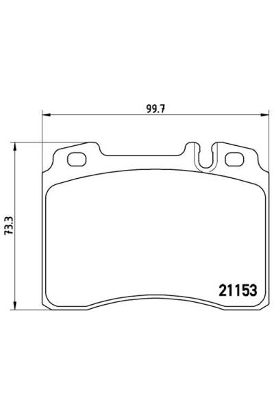 Kit pastiglie freno, Freno a disco BREMBO 65-P 50 022