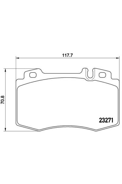 Kit pastiglie freno, Freno a disco BREMBO 65-P 50 041