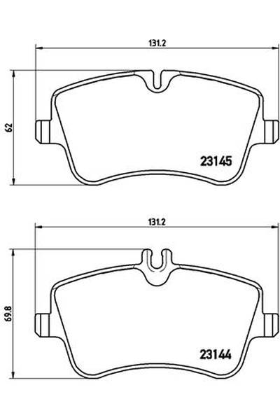 Kit pastiglie freno, Freno a disco BREMBO 65-P 50 046