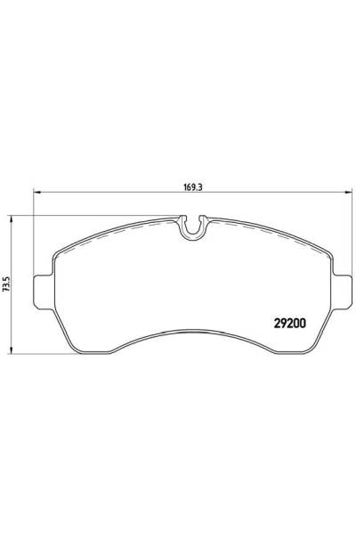 Kit pastiglie freno, Freno a disco BREMBO 65-P 50 059