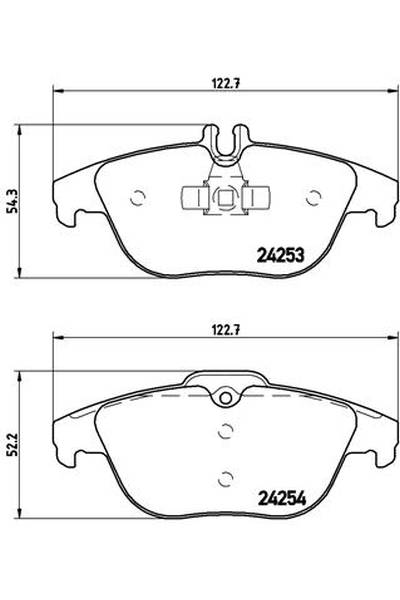 Kit pastiglie freno, Freno a disco BREMBO 65-P 50 068