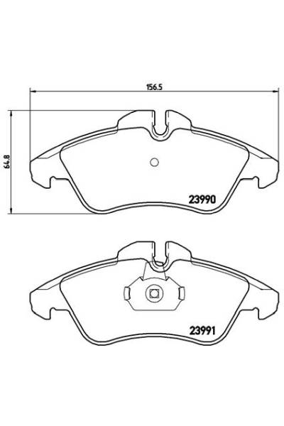 Kit pastiglie freno, Freno a disco BREMBO 65-P 50 080