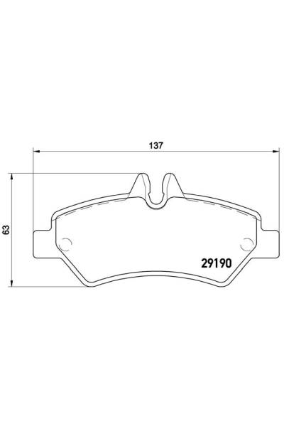 Kit pastiglie freno, Freno a disco BREMBO 65-P 50 084