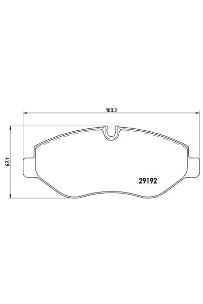 Kit pastiglie freno, Freno a disco BREMBO 65-P 50 085