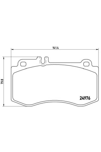 Kit pastiglie freno, Freno a disco BREMBO 65-P 50 087