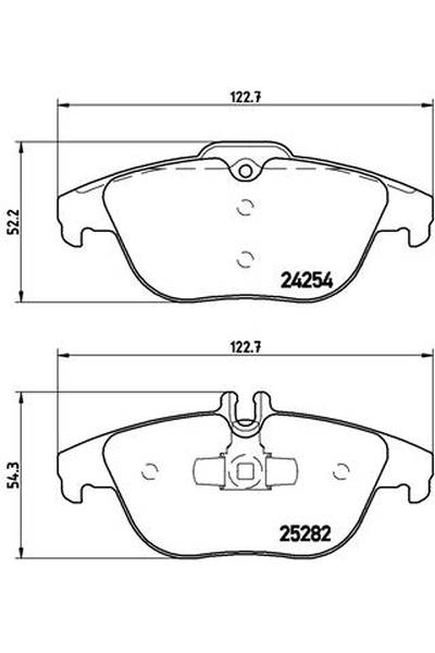 Kit pastiglie freno, Freno a disco BREMBO 65-P 50 104