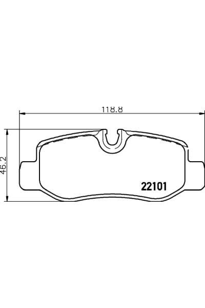 Set di pastiglie, freno a disco brembo 65-P 50 126