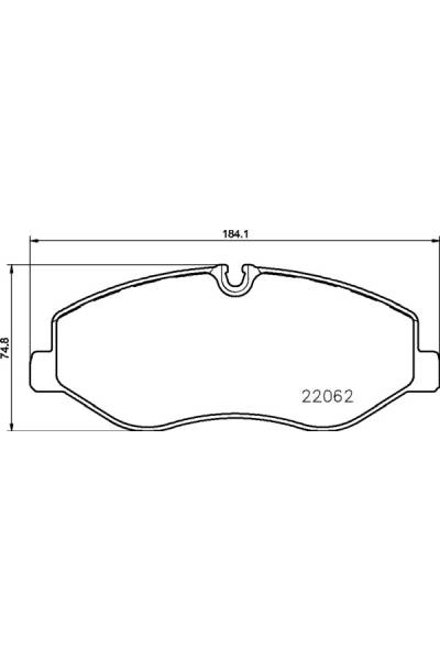 Set di pastiglie, freno a disco brembo 65-P 50 129