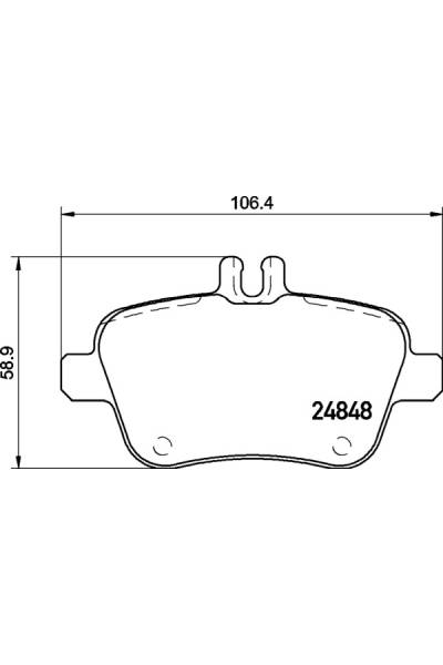 Set di pastiglie, freno a disco brembo 65-P 50 135