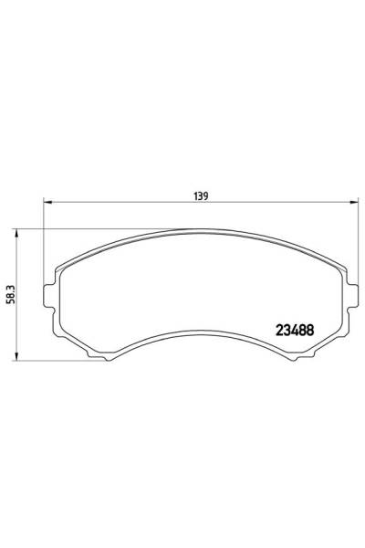 Kit pastiglie freno, Freno a disco BREMBO 65-P 54 029