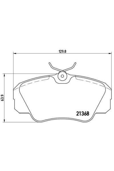 Kit pastiglie freno, Freno a disco BREMBO 65-P 59 016